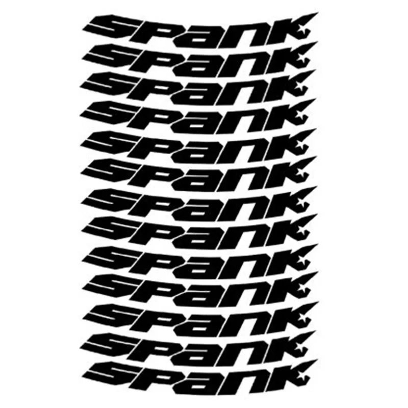 

MTB Road Bike Wheels Sticker for Spank SPIKE Mountain Bicycle Rim Racing Dirt Decals Waterproof Sunscreen Antifade Free Shipping
