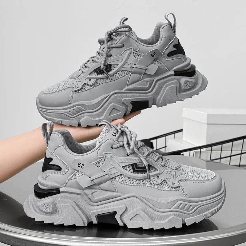 Мужские удобные теннисные туфли для ходьбы и бега SYTK модные классические