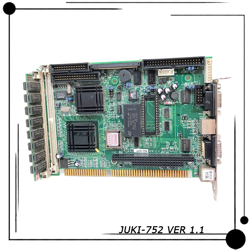 

JUKI-752 VER 1.1 Half-length Industrial Control Equipment Motherboard Before Shipment Perfect Test