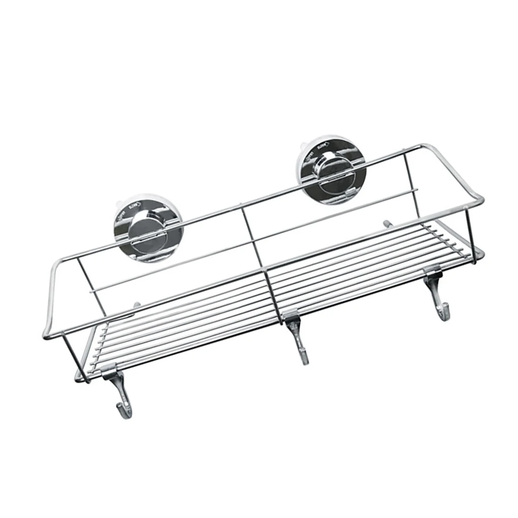 

Органайзер на присоске для раковины, прочная стальная крепкая корзина для хранения без отверстий, липкая сливная полка для ванной комнаты, ...