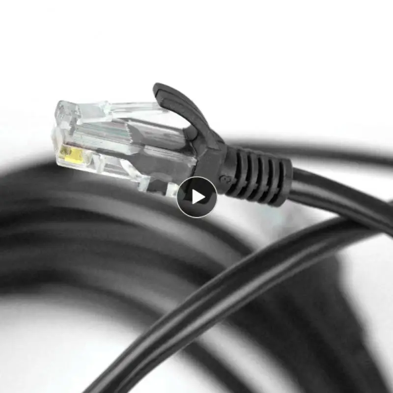 

Blcak CAT-5e RJ45 8-core copper Ethernet LAN Network Cable Pure Copper Plated Chips Wholesale 1/2/3/5/10/15 M