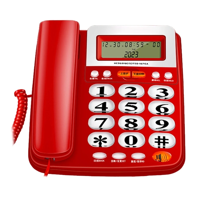 Классический настольный телефон Домашний для отелей и офисов Простой в