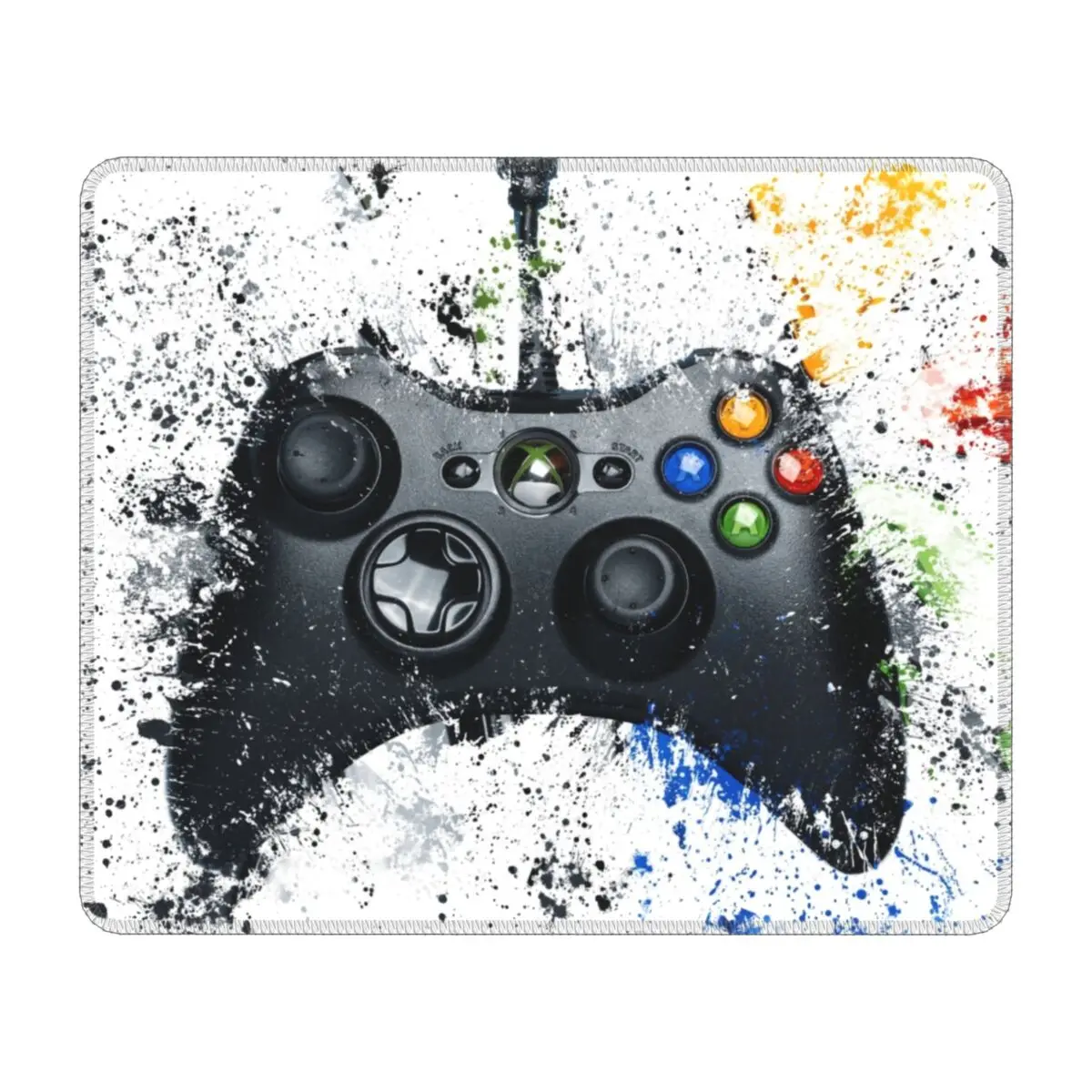 

Nostalgia Gaming Controller Mouse Pad Rubber Base Gaming Mousepad Accessories Video Game Gamer Player Office Computer PC Mat