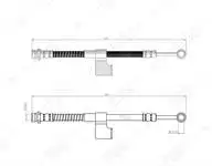 

80-0139 for brake hose left GETZ 2003 - ABS LI