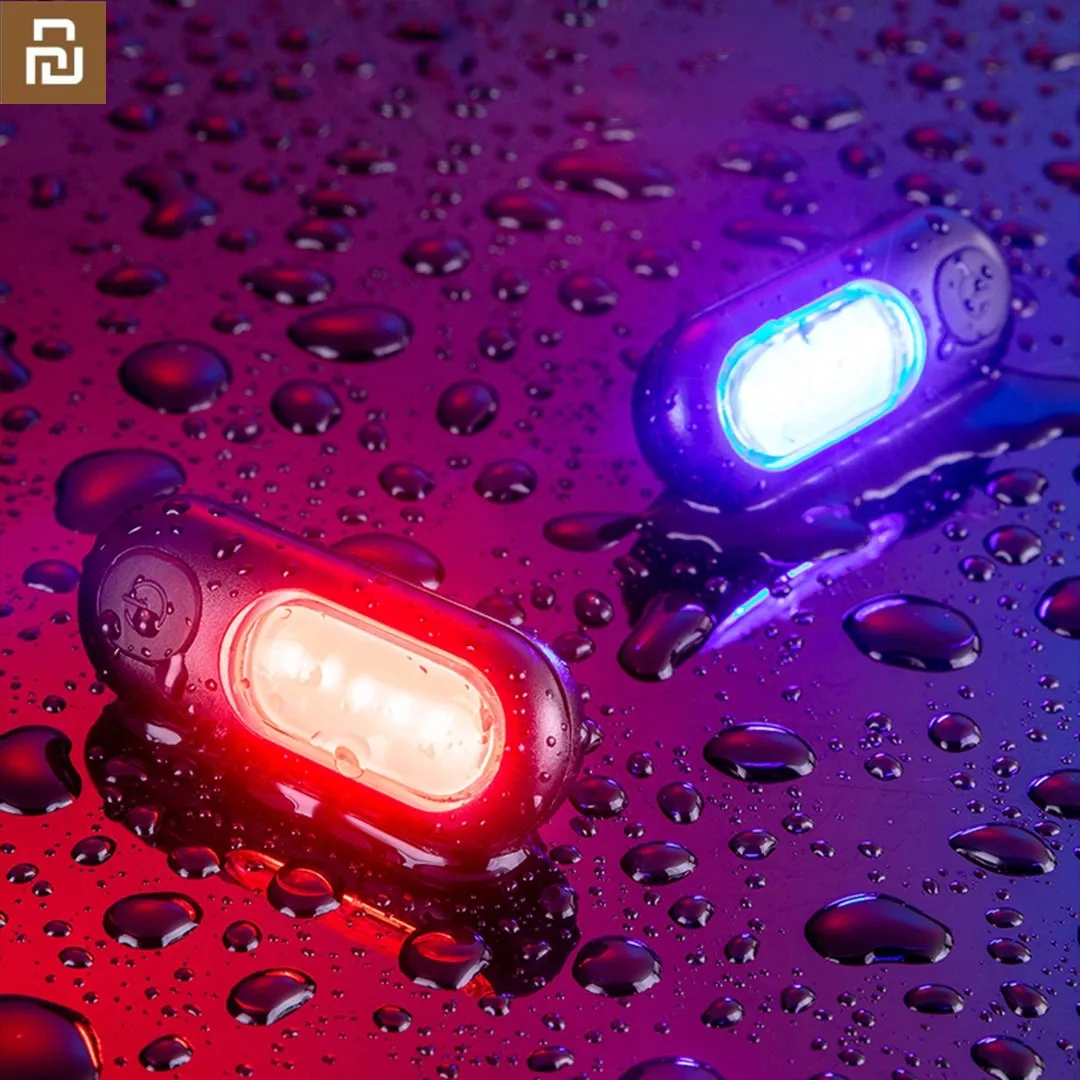 

New Waterproof Bicycle Cycling Lights USB Charging LED Taillights Two-Color Switching Safety Warning Bicycle Lights Warning