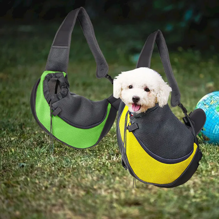 

Pet Bag Cat and Dog Travel Portable Messenger Shoulder Bag Breathable Mesh Pet Backpack