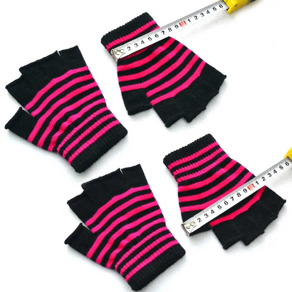 Вязаные варежки без пальцев унисекс цвет в ассортименте