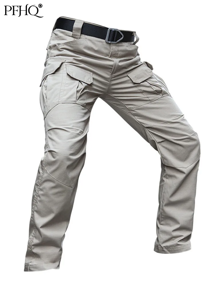 

Мужские тактические брюки PFHQ, свободные износостойкие повседневные штаны в стиле милитари, с несколькими карманами, для отдыха на открытом ...