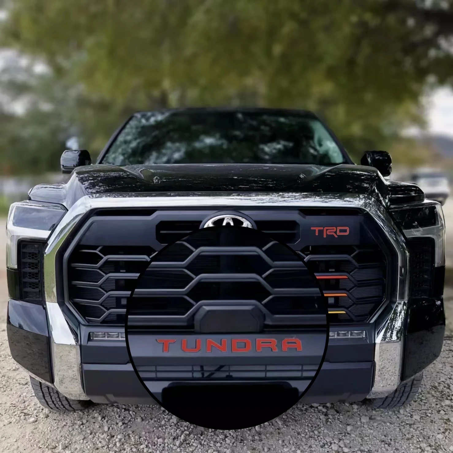 Применим для Toyota Tundra логотип автомобиля 3d буквы задней двери Tundra 2022-2024 задняя коробка Большая этикетка Abs пикап задняя коробка наклейка