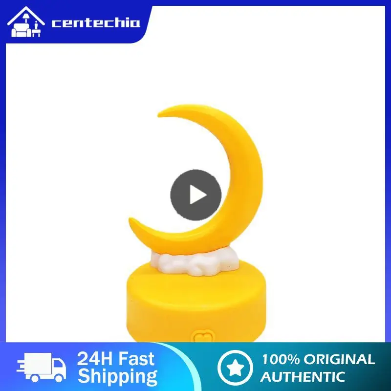 

Luminous Night Light High Quality Fantastic Luminous Toy Crescent Moon Children's Light Wholesale Plastic Table Lamp 2023