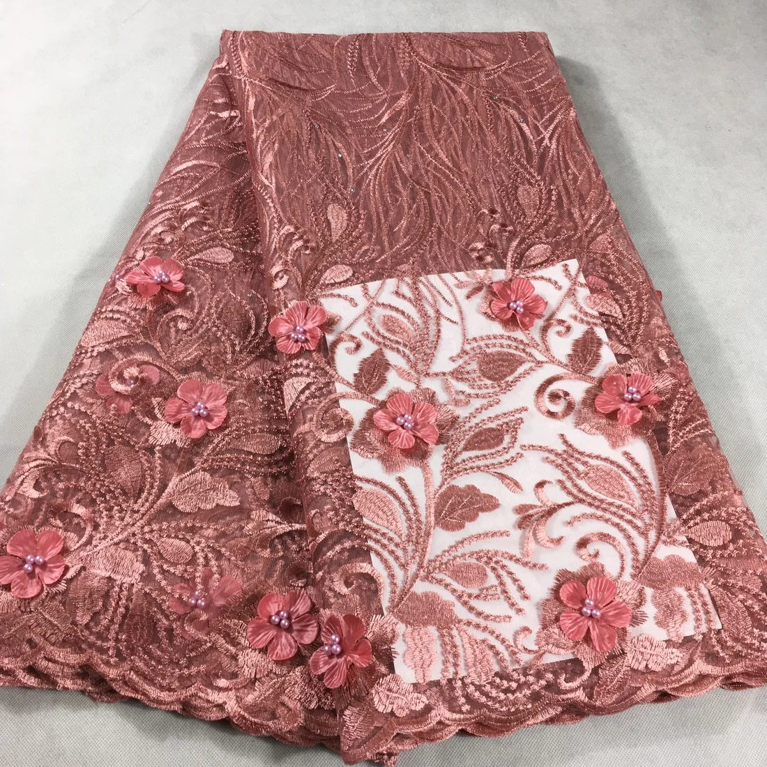 3d кружевная ткань бирюзовая африканская французская Высококачественная вышивка