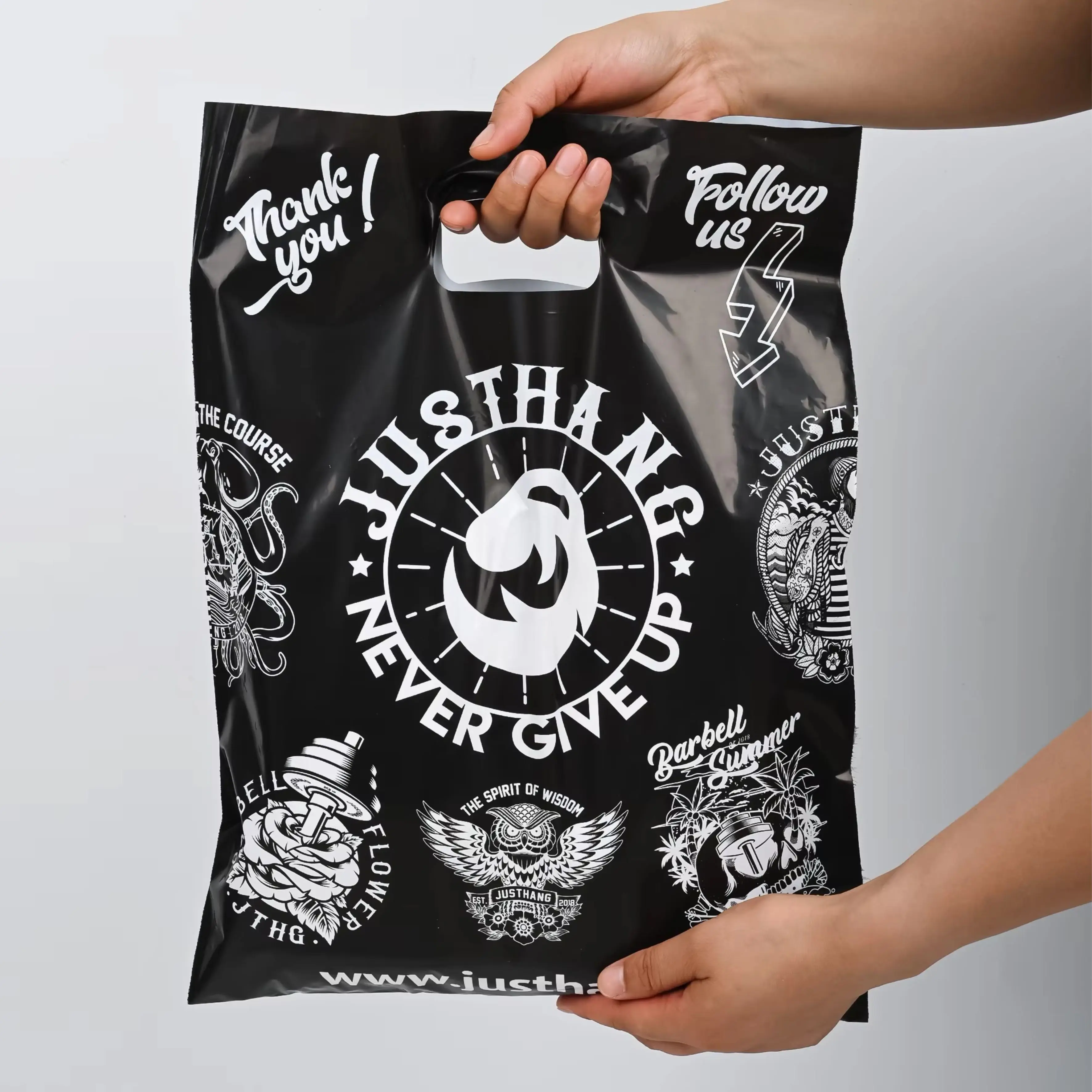 Многоразовые пластиковые сумки розового цвета