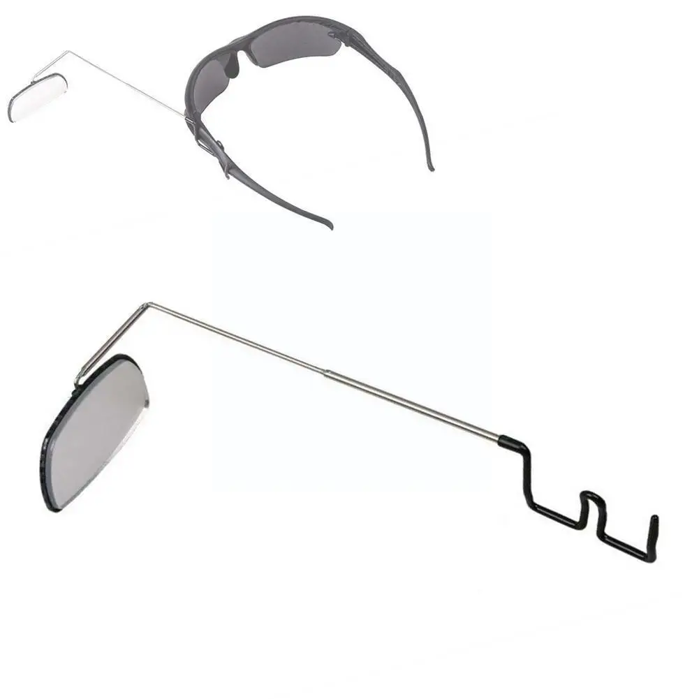 

Bike Aluminium Alloy Bike Bicycle Cycling Riding Glasses View Adjustment Mount Eyeglass Helmet Rear 360 Rearview Mirror O5b5
