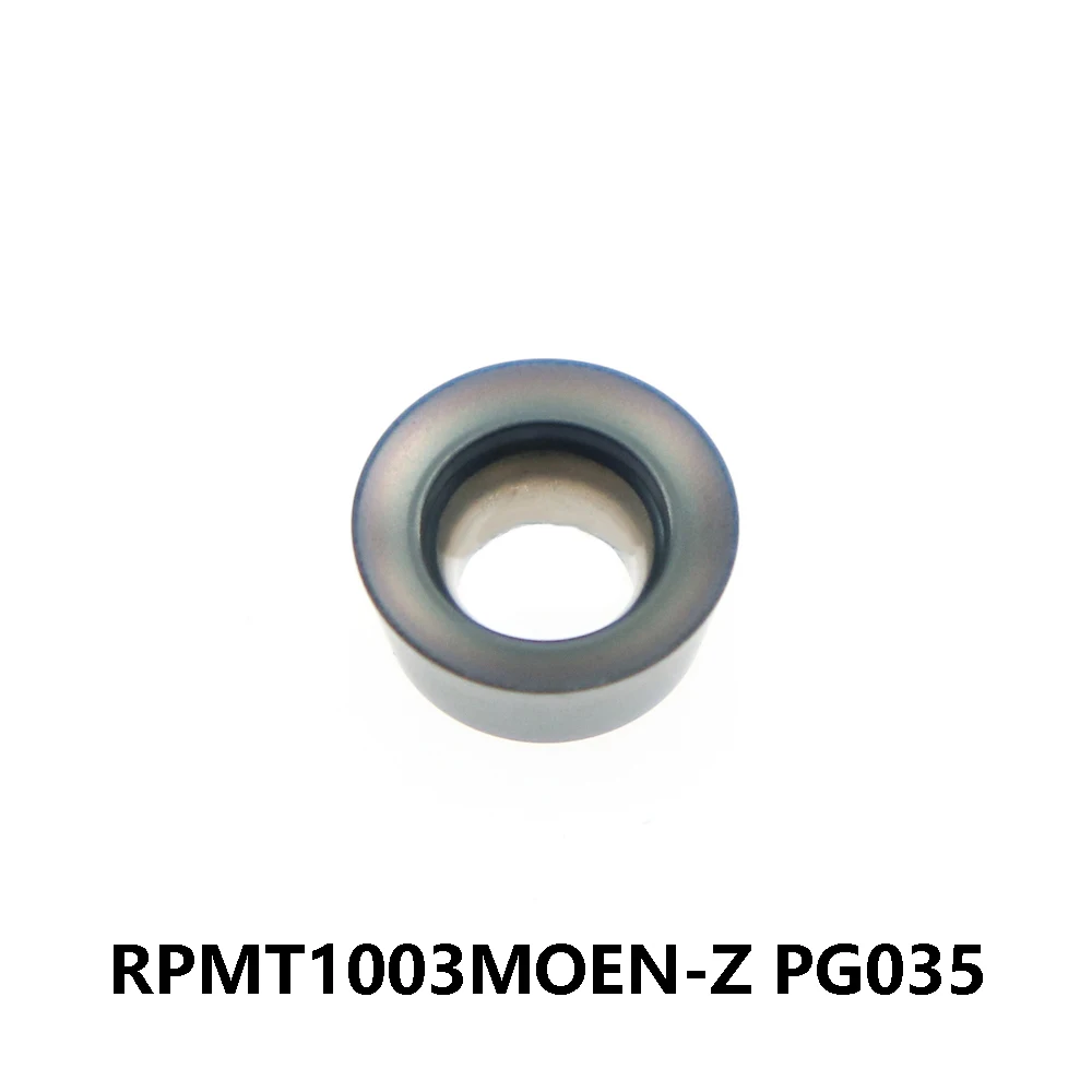 Фото Оригинальные RPMT08T2 RPMT1003 RPMT1204 RPMT08T2MOEN RPMT1003MOEN RPMT1204MOEN Z PG025 PG035 Твердосплавные вставки Инструменты с ЧПУ Baldes RPMT №3