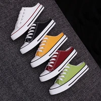 spring 2022 semi slipper white shoes women s korean style students shoes heel free slip on loafers all match canvas shoes