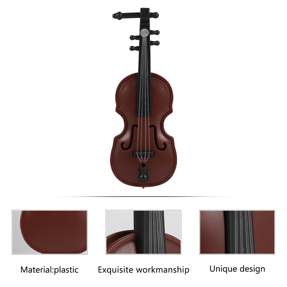 

Violin Mini Miniaturemusical Accessories Instruments Smallest Toy Instrumenttiny Violins Model Worlds Thingsfake Furniture Props