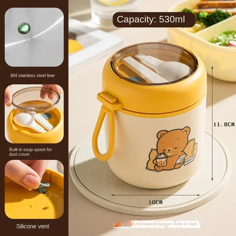 Набор детских изолированных чашек для завтрака с малой емкостью герметичный из