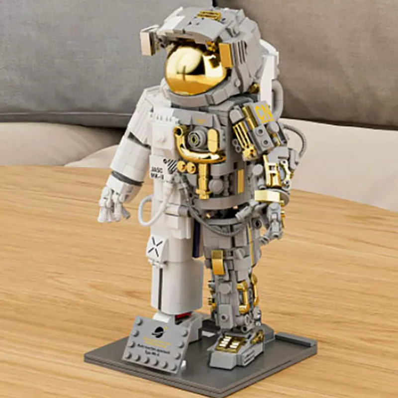 

Assembling Building Block Dawn breaking astronaut Classic Set Adult Display Collect Model Children Puzzle Gift Souvenir