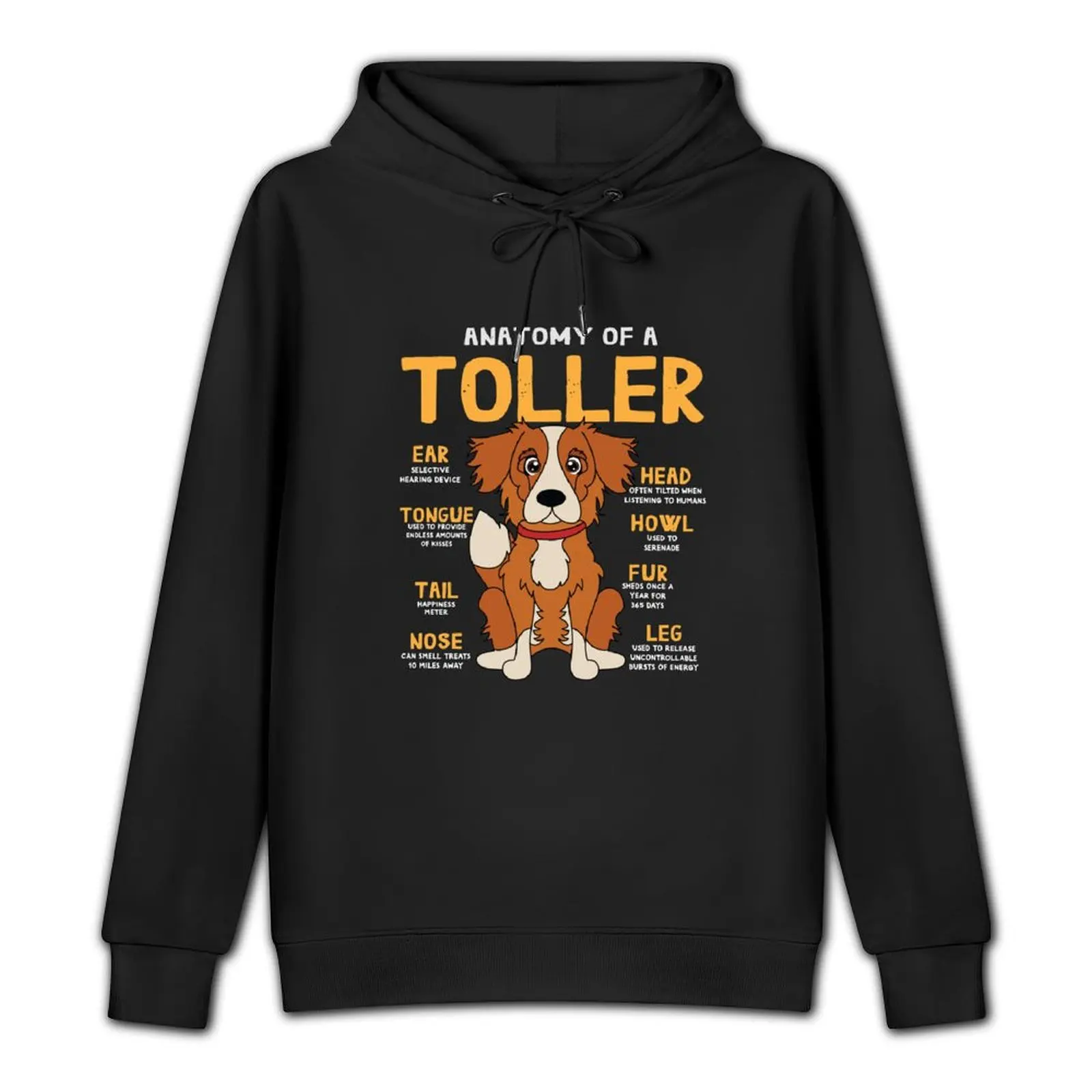 Пуловер с капюшоном Anatomy of Toller Dog комплект мужской толстовки в японском стиле