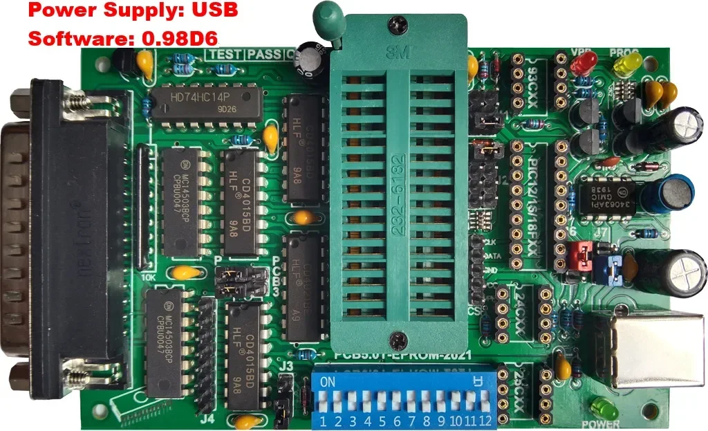 Фото Многофункциональный программатор PCB50A Willem, записывающее устройство EPROM, флеш-накопитель с одним чипом, микрокомпьютер, материнская плата BIOS, запись №1