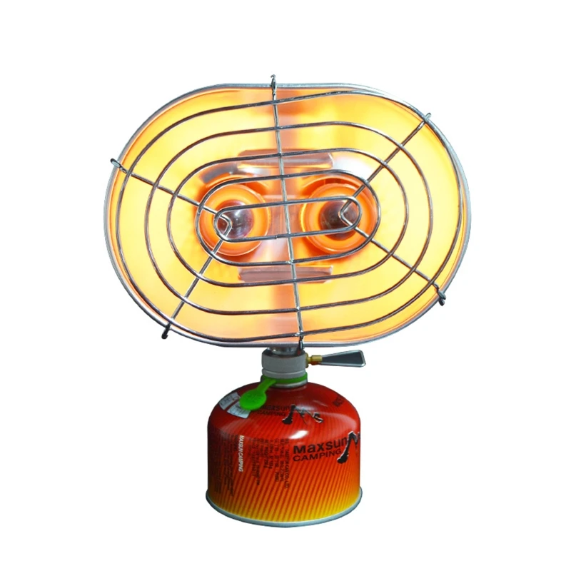 

Camping Gas Stove Double for Head Outdoor Hiking Heater Stove Ray Warme