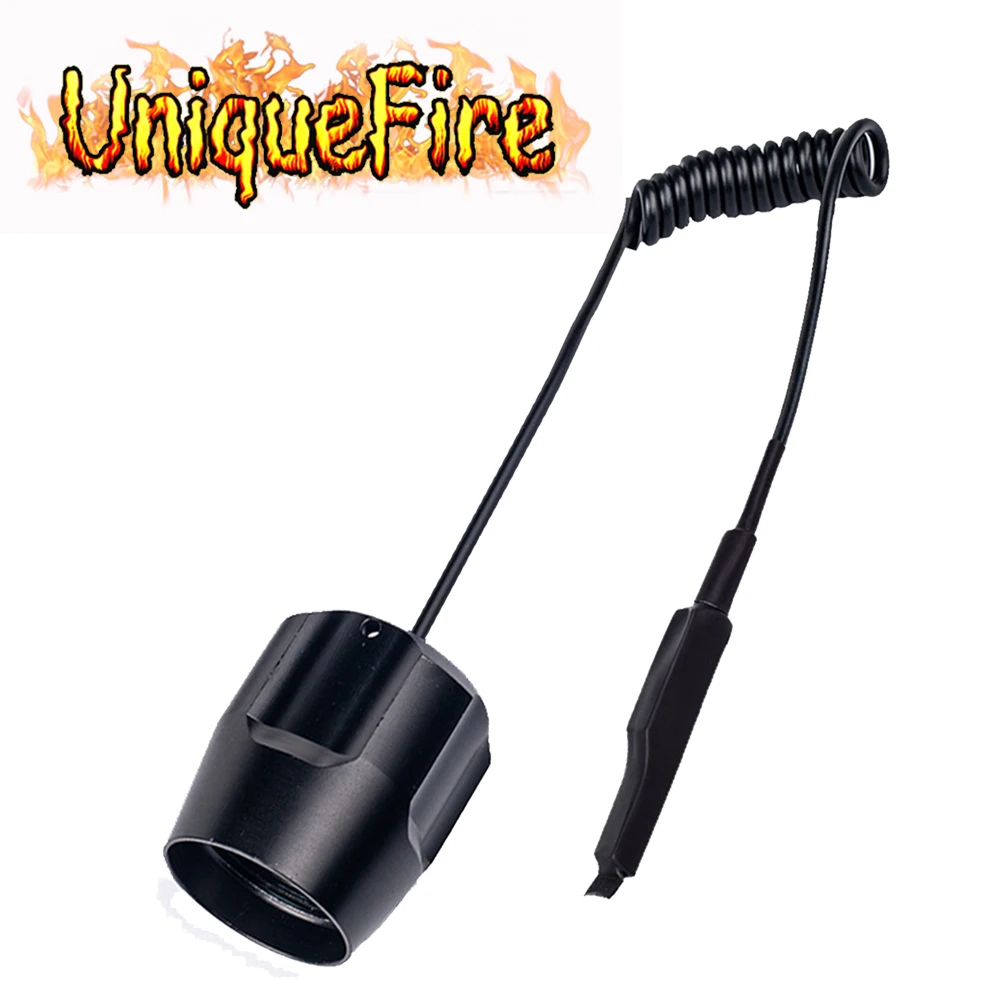 

UniqueFire 1406 Dual Control Remote Pressure Switch Rat Tail 2 Mode Button Fit for UF-1406 LED Flashlight Torch ONLY