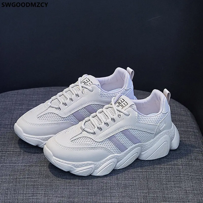 Кроссовки женские на платформе повседневная обувь для бега роскошные кеды