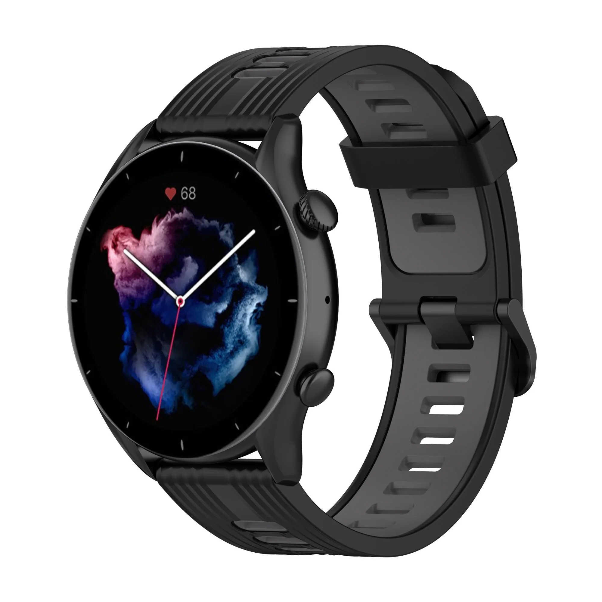 Официальный ремешок для часов Amazfit GTR4 GTR3 GTR 3 pro силиконовый браслет Huawei GT3 GT 42 мм 46