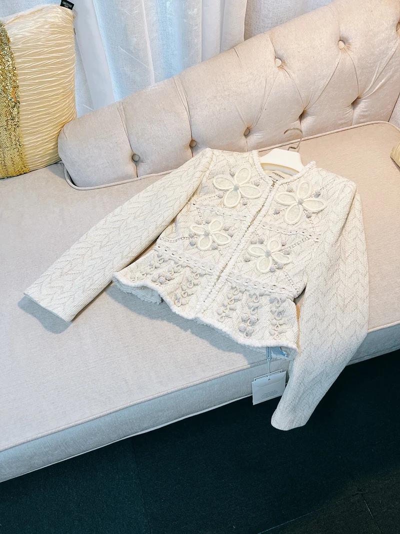 Женская бежевая верхняя одежда ANFEIOUNA Осеннее винтажное Королевское дамское