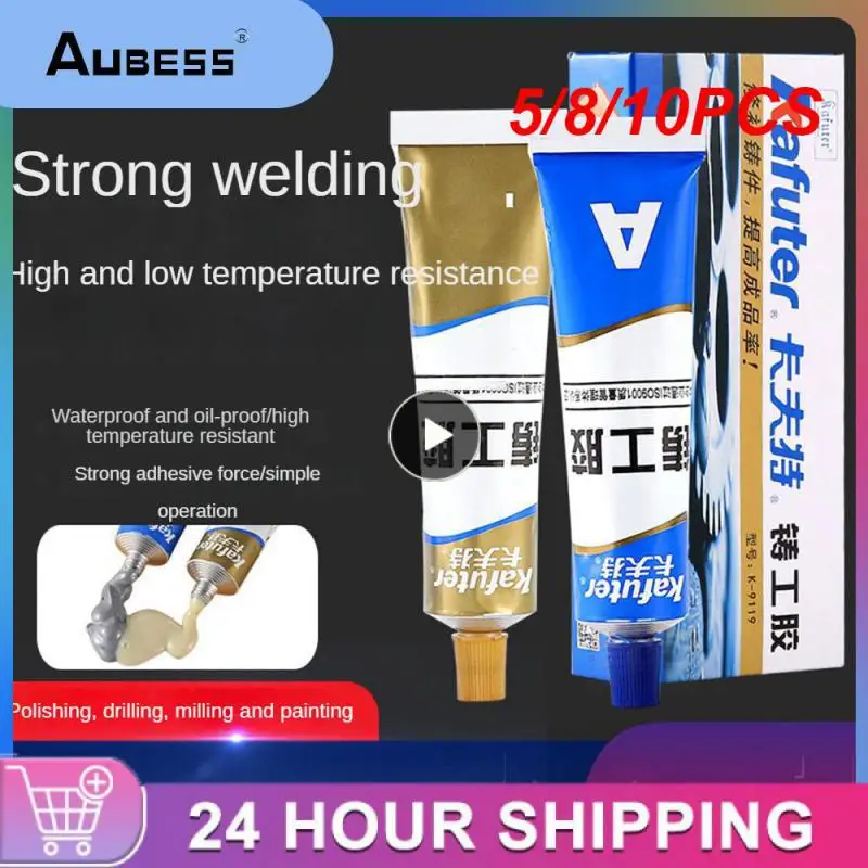 

5/8/10PCS 100g Industrial Repair Agent Cast Iron Casting Adhesive Water Tank Crackle Repair Crackle Welding Glue