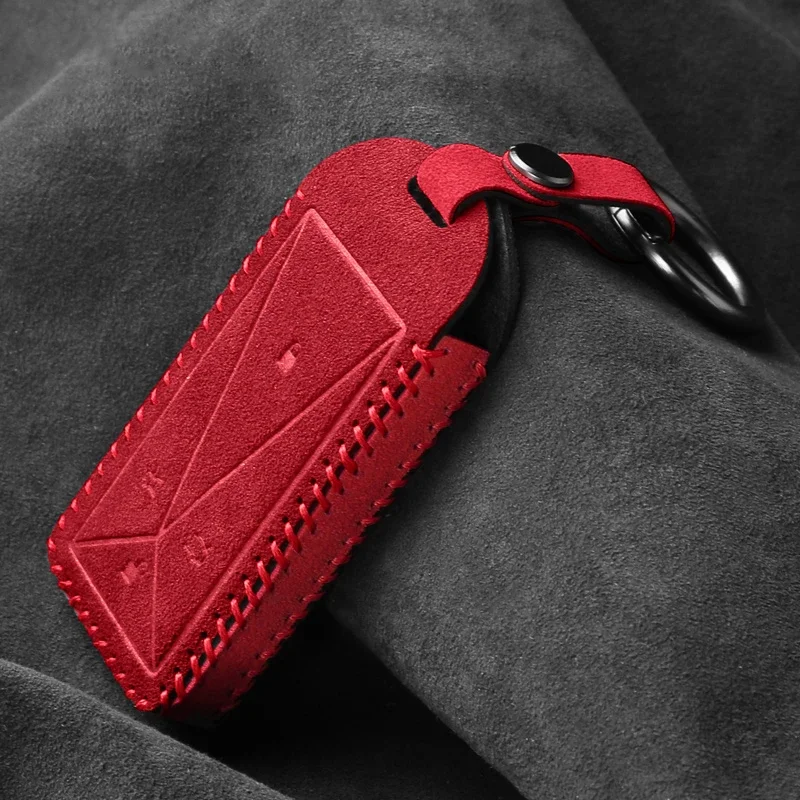 

Для AVATR 11 2023 2024 чехол для ключа из фланелевой ткани для стайлинга автомобиля, защитная оболочка, Регулируемая пряжка, аксессуары для интерьера автомобиля