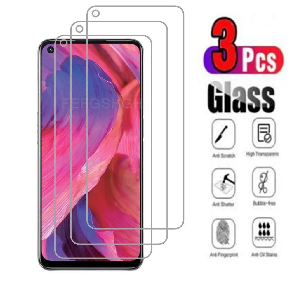 

3 шт. Оригинальное защитное закаленное стекло для OPPO A93 A54 5G 6,5 дюйма OPPO A74 5G Защитная пленка для экрана телефона