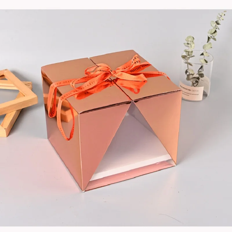 

Коробка для тортов, Подарочная коробка для цветов, коробки для тортов на день рождения, юбилей, коробки для тортов, ПВХ упаковочная коробка, ...