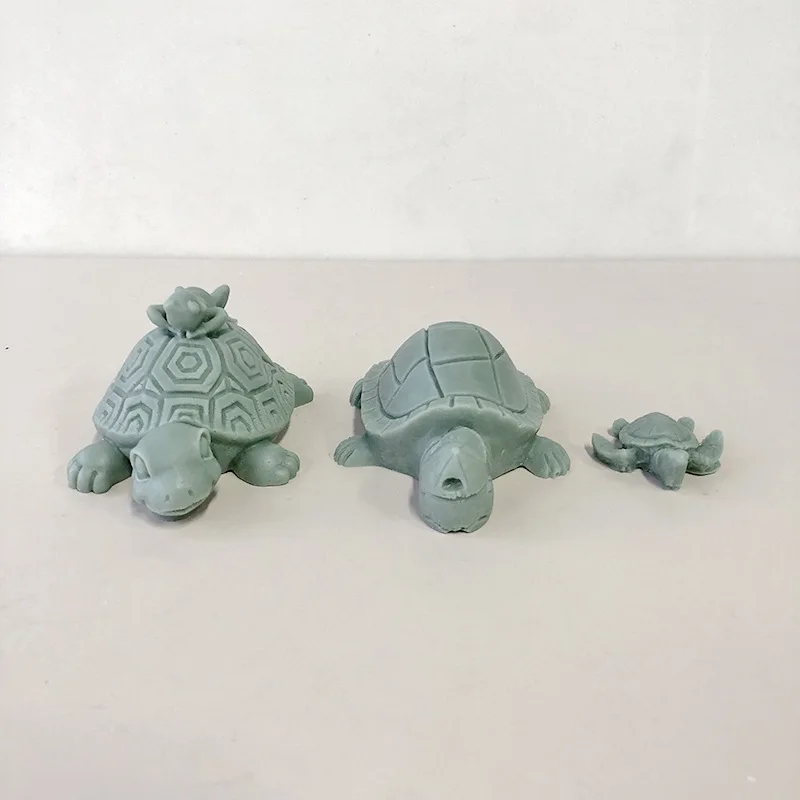 

3D Turtle Mousse Cake Baking Mold Aromatherapy Plaster Ornament Handmade Soap Silicone Mold