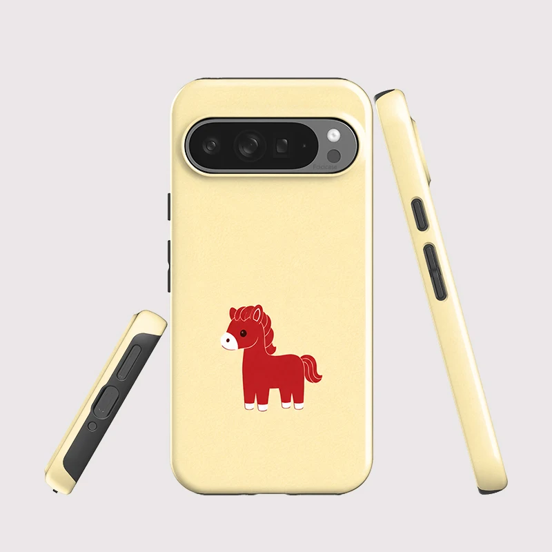 Фото Чехол для телефона Fcicicase из ПК и ТПУ для Google Pixel 10 9 Pro XL 10a 9a 8a 7a 5a с поддержкой Magsafe, с узором в виде лошади, защитный чехол. №2