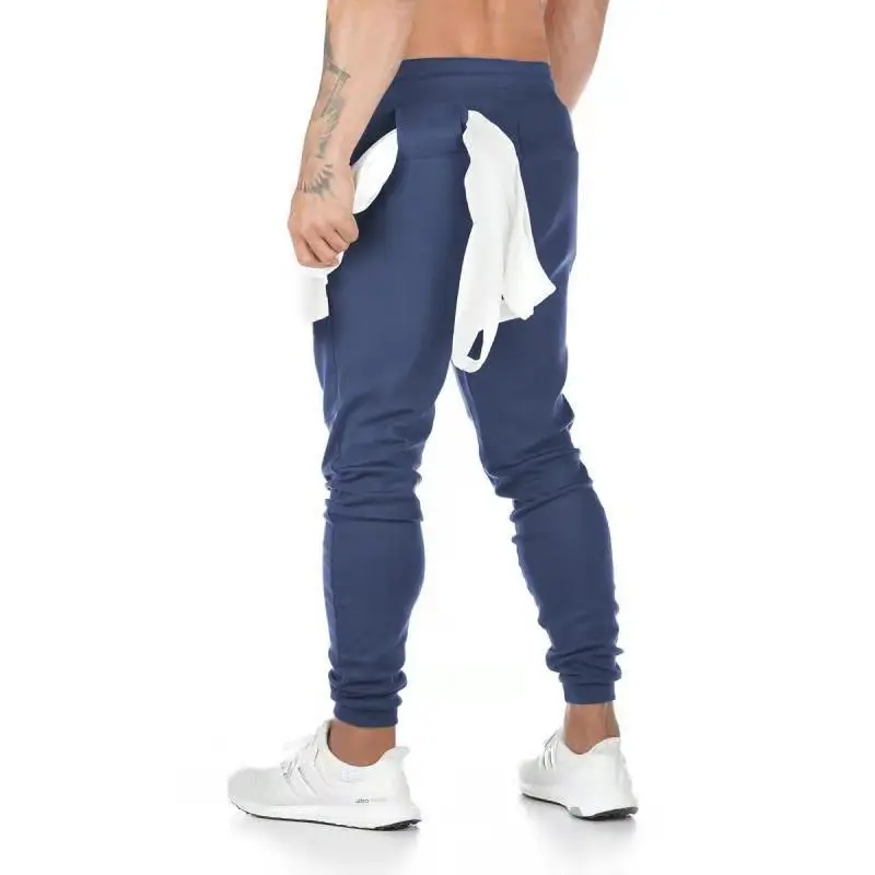 

Men Running Fitness Pencil Pants Jogger Sweatpants Bodybuilding Training Cycling Trousers Slim Long Pant Hiking Clothing For Man