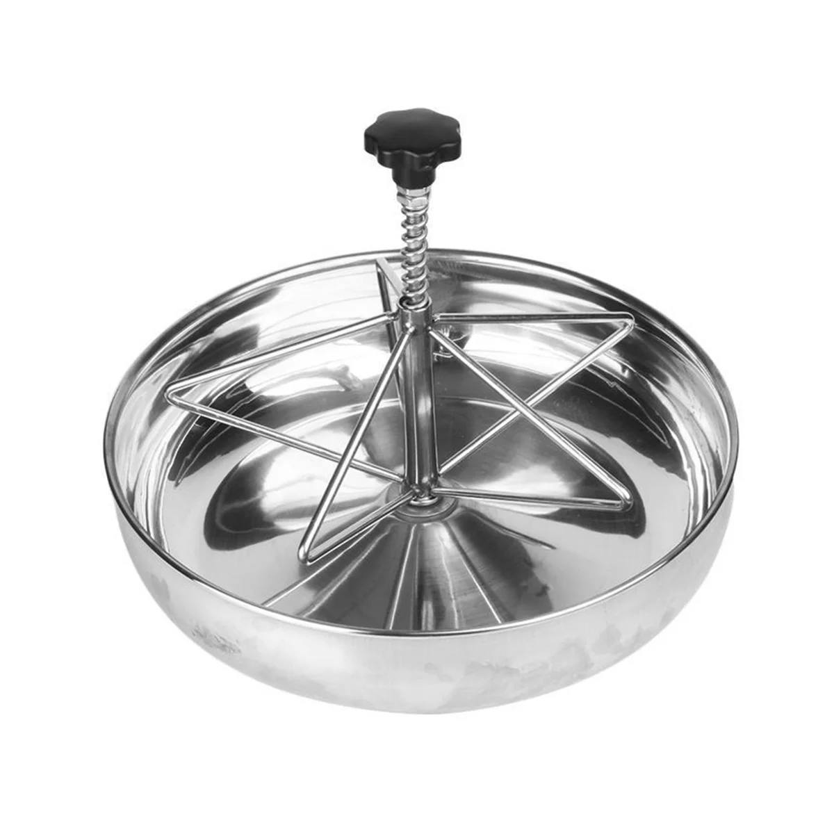 

Feeding Bowl Livestockfeeder Trough Steel Stainless Dispenser Metal Troughs Pet Thickencoop Cup Waterer Water Pan