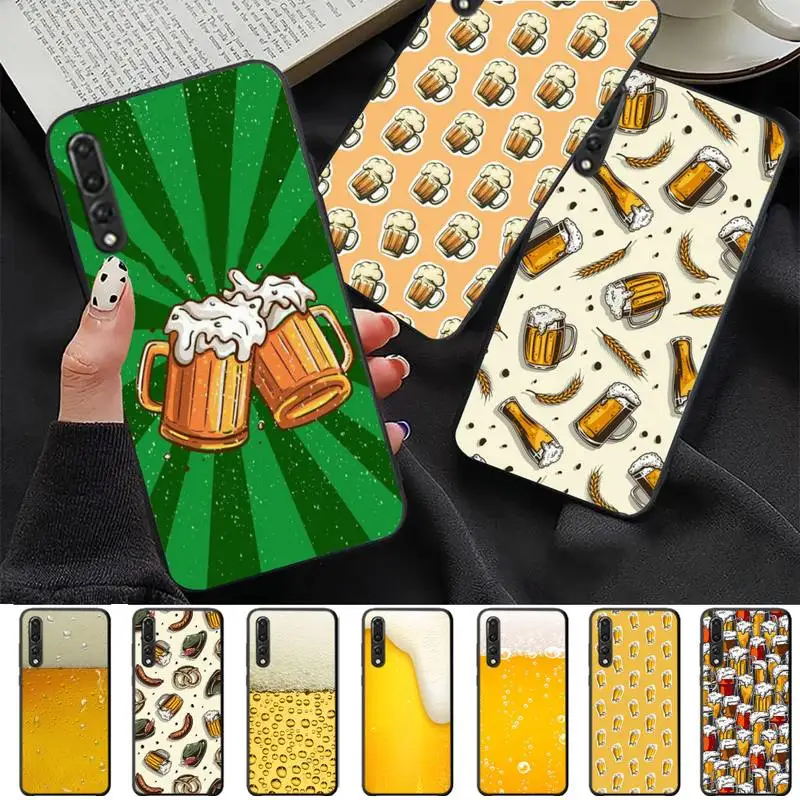 

Beers Alcohol Phone Case for Huawei P30 40 20 10 8 9 lite pro plus Psmart2019