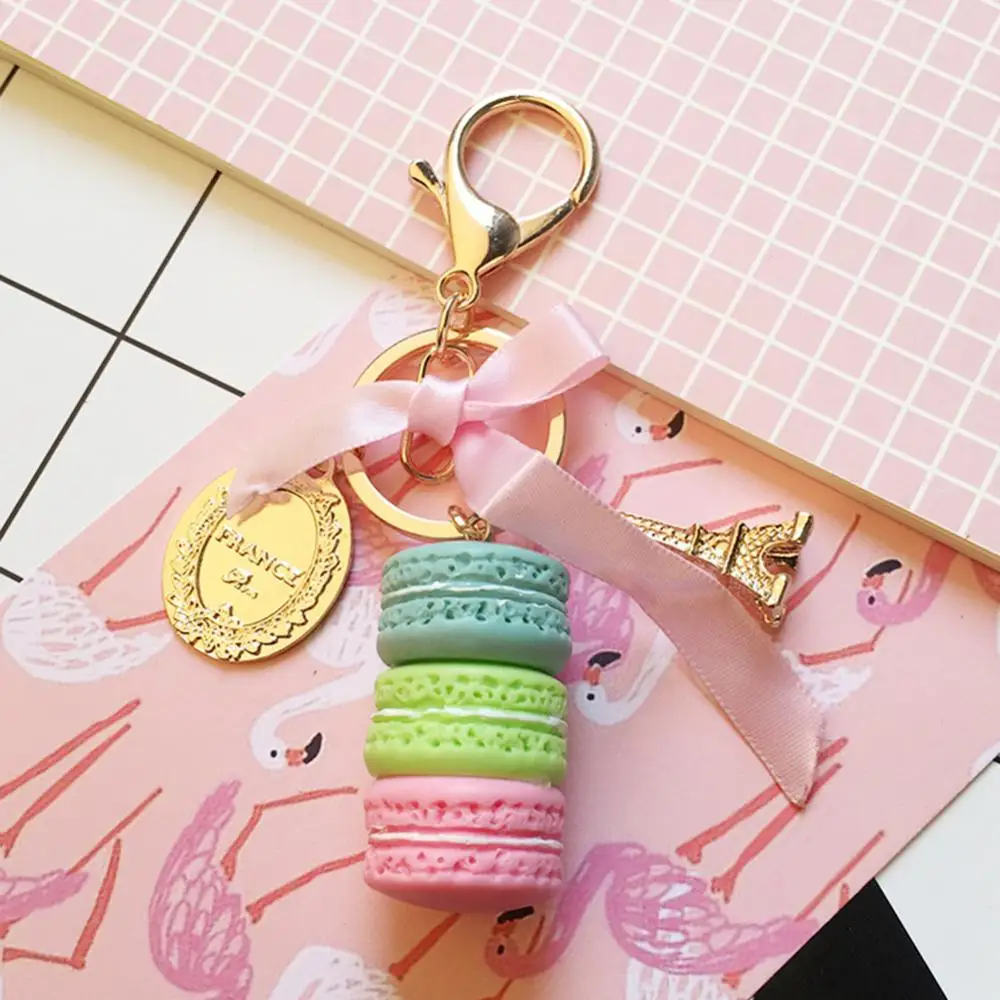Милый брелок-Макарон из сплава модный брелок-подвеска в виде торта