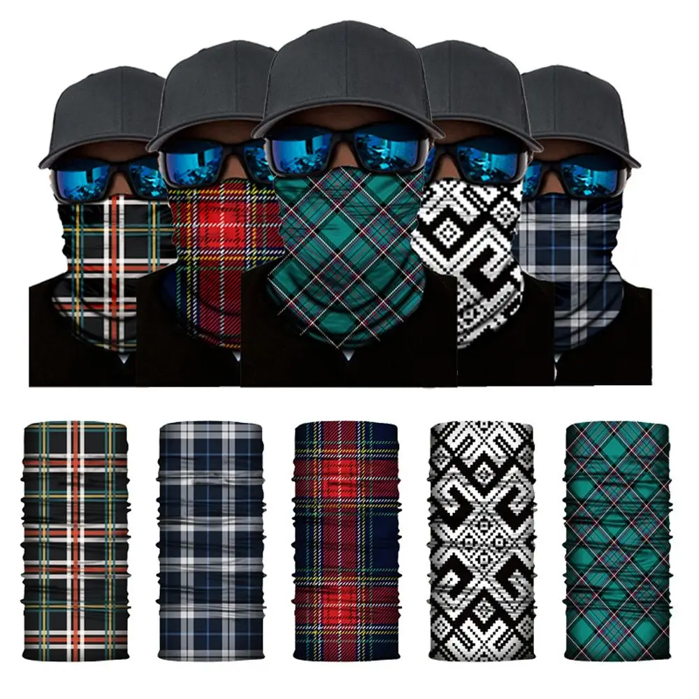 Бандана бесшовная для езды на велосипеде и мотоцикле шарф-Балаклава с объемным