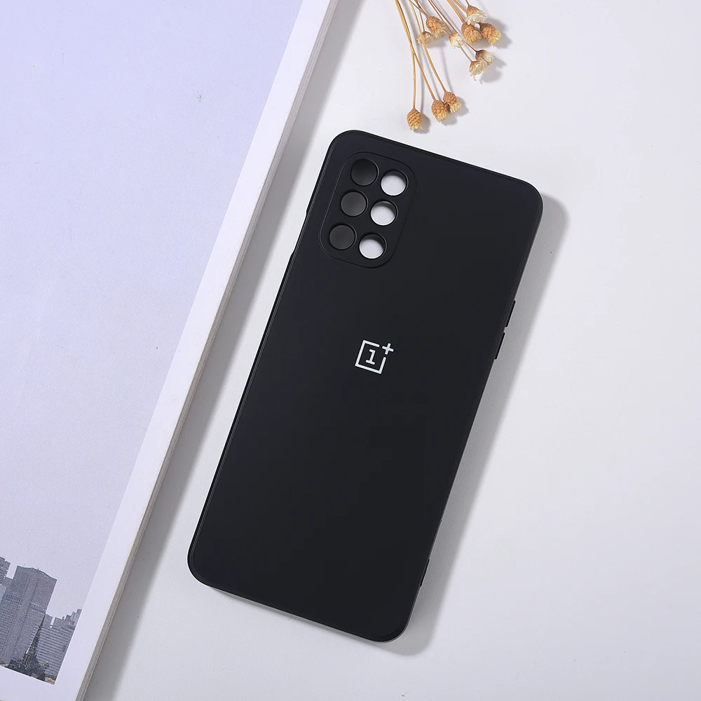 Оригинальный чехол Oneplus 8T роскошный шелковистый мягкий на ощупь жидкий