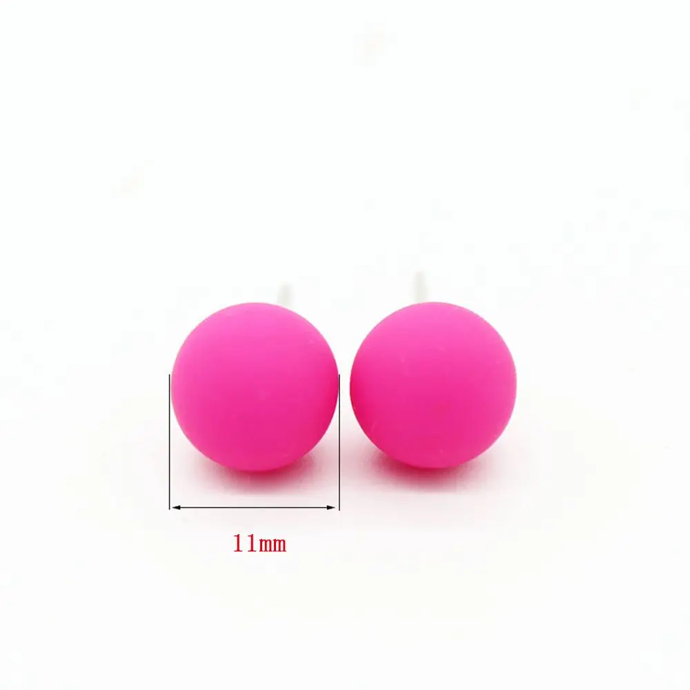 Для женщин и девочек подарок корейские акриловые маленькие серьги-гвоздики