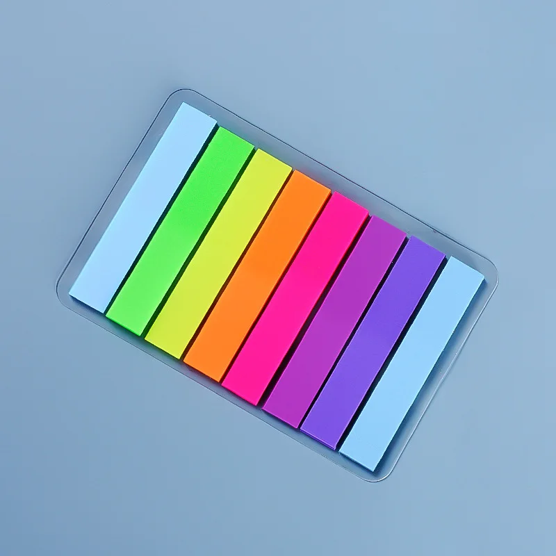 

Цветные флуоресцентные стикеры, блокнот, закладки