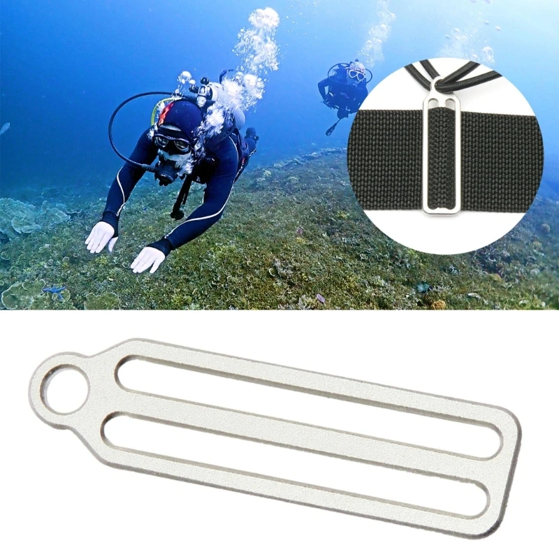 

Stainless Steel Scubas Diving Belts Keeper Webbing Harness Retainers Dive Weight Belts Slide Keeper Slide Fixing Drop Shipping