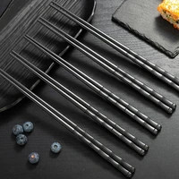 51 pairs chopsticks non slip reusable sushi sticks dishwasher safe bamboo shape food grade chopsticks for home restaurant