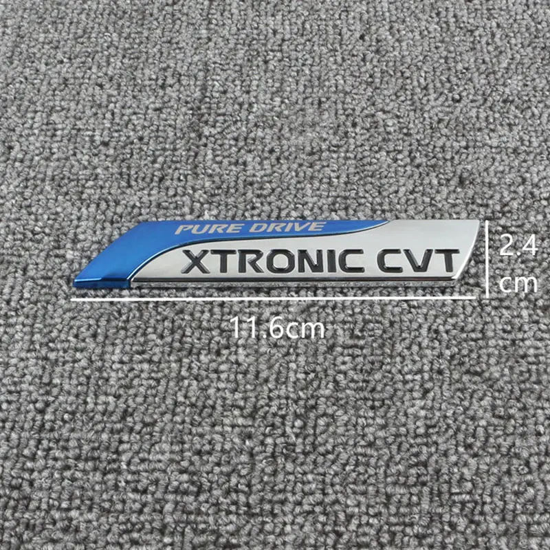 Автомобильные наклейки с значком XTRONIC CVT для Nissan SYLPHY TEANA X-TRAIL Qashqai TIIDA ALTIMA, аксессуары для ремонта кузова, этикетка на задний багажник (art.: 3920cd0269f2d) - 3920cd0269f2d