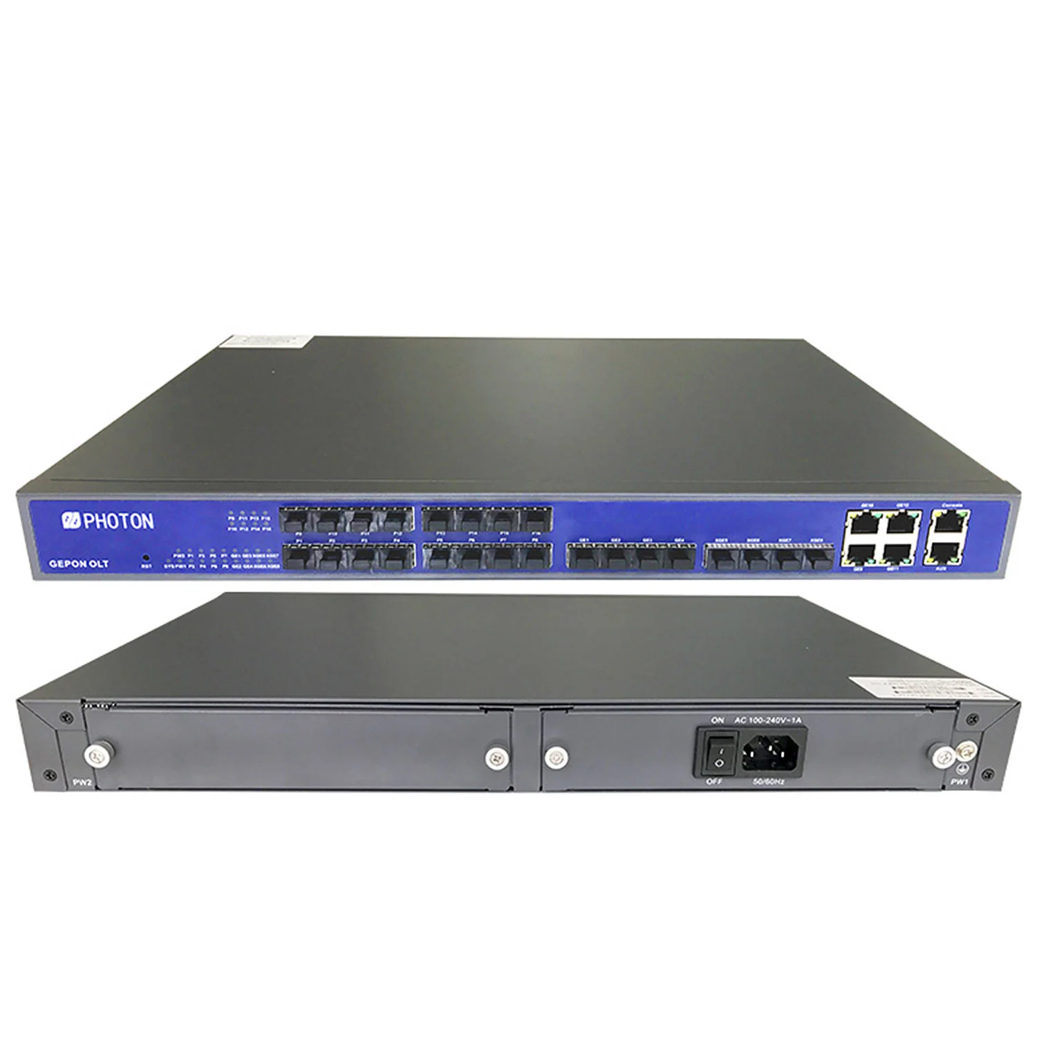 Рисунок 2 - PIXLINK OLT GPON 16 портов Ftth