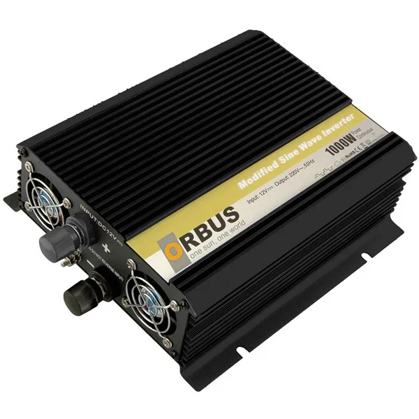 

Инвертор Orbus 1000 Вт 12 В, модифицированный синусоидальный преобразователь