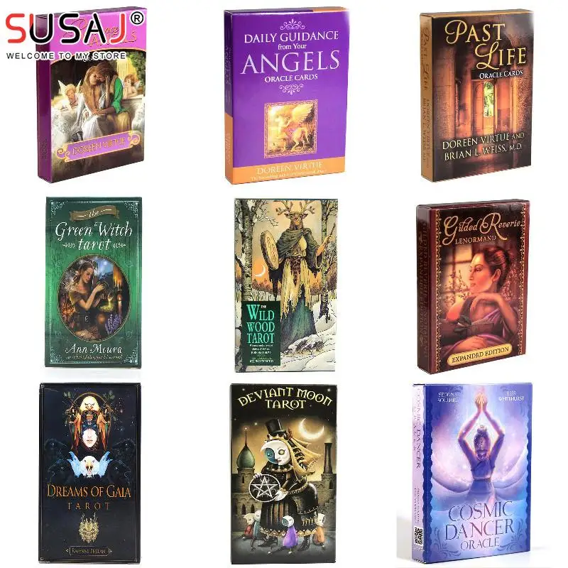

Tarot Deck Cards Fate Divination Tarot Card Board Game For Women Girls Cards Game For Adult Children Game Family Party Games