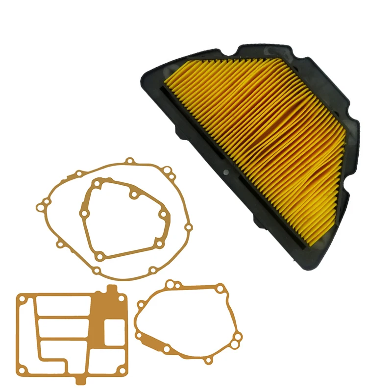 

Воздухозаборник мотоциклетного воздушного фильтра и комплект прокладок крышки двигателя для Yamaha YZF R1 YZF-R1 YZFR1 2004-2006